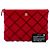 Chanel Medium CC gesteppte Samt-Clutch in Rot - Ansicht 7