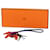 Charm de sac Rodeo Pegase Hermès Orange en agneau Milo et Swift Grigri Porte-clés PM  - vue 5