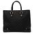 Borsa Gucci GG Canvas Nailhead nera Nero