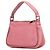 Borsa a tracolla Chanel LAX in pelle di vitello rosa con tasca frontale - vista 2