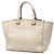 Double Borsa Prada City in pelle di vitello beige con cuciture e due tasche - vista 2