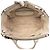 Double Borsa Prada City in pelle di vitello beige con cuciture e due tasche - vista 4