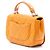 Borsa Chanel Mini Quilted Caviar Orange Carry Around Flap Satchel Arancione - vista 2