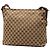 Borsa a tracolla Gucci GG Canvas Web color Tan Cammello - vista 2