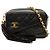 Chanel Mini CC gesteppte Lammfell Camera Bag in Schwarz mit Quaste
