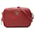 Mini borsa a tracolla Prada Saffiano rossa Rosso