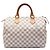 Borsa Boston Louis Vuitton Damier Azur bianca Speedy 30 Bianco