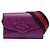 Borsa a tracolla Gucci Mini Leather Horsebit 1955 Web viola Porpora