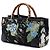 Borsa Gucci Medium Canvas Flora Knight Bamboo Shopper nera Nero - vista 2