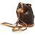 Zaino Louis Vuitton Monogram Mini Montsouris marrone - vista 2
