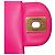 Mini borsa a tracolla Chanel Rectangular Classic Chevron in agnello rosa con patta singola - vista 10