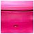 Mini borsa a tracolla Chanel Rectangular Classic Chevron in agnello rosa con patta singola - vista 4