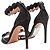 Alaïa Sandali con tacco e cinturino alla caviglia neri Alaia Taglia 37.5 Nero - vista 4