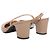 Chanel gesteppte Slingback-Pumps mit Cap-Toe in Beige & Schwarz Größe 40 - Ansicht 4