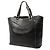 Tote in pelle nera Gucci Hysteria Crest Nero - vista 2