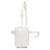 White Louis Vuitton Monogram Taurillon Utility Side Bianco