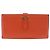 Cartera Hermès Epsom Bearn Soufflet Naranja