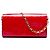 Portafoglio con catena Louis Vuitton Monogram Vernis rosso