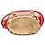 Borsa Tote LOEWE Small Raffia Animal Embroidered Anagram Rosso - vista 3