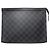 Pochette Voyage MM Damier Graphite nera Louis Vuitton Nero