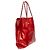Borsa Tote Bon Bon in vernice rosso Chanel - vista 2