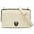 Weiße Diorama Crossbody-Tasche aus Lackleder, Größe Medium von Dior