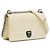 Weiße Diorama Crossbody-Tasche aus Lackleder, Größe Medium von Dior - Ansicht 2