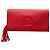 Clutch Soho Disco in pelle rossa Gucci Rosso