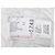 Giacca con cappuccio e zip in cotone e nylon grigio e bianco Sacai Taglia Designer 3 - vista 5