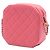 Camera Case de câmera Chanel CC em couro de vitelo rosa com alça transversal - vista 2