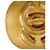 Orecchini a cerchio Chanel CC placcati oro D'oro - vista 4