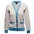 Beiger Louis Vuitton Cardigan aus Seidenmischung mit Logo Größe US S