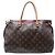 Borsa Louis Vuitton Monogram Pallas MM marrone