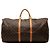 Borsa da viaggio marrone Louis Vuitton Monogram Keepall Bandouliere 60