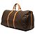 Borsa da viaggio marrone Louis Vuitton Monogram Keepall Bandouliere 60 - vista 2