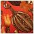 Sciarpa in seta Hermès Citrouilles et Coloquintes 90 Arancione - vista 4