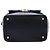 Vanity Neceser Chanel Globe Trotter en caviar iridiscente acolchado negro con bandolera de cadena - vista 3