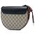 Borsa a tracolla Gucci GG Supreme Saddle Padlock beige - vista 2