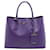 Borsa Doppia Prada Medium Saffiano Cuir Viola Porpora