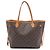 Borsa Tote Louis Vuitton Monogram Neverfull MM marrone