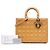 Borsa Lady Dior Large in vernice cannage beige - vista 7