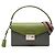 Borsa Prada Bicolor Saffiano Lux Sound Lock Verde