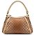 Borsa Gucci GG Canvas Lurex Scarlett marrone