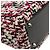 Borsa Lady Dior in tweed cannage con frange, misura Medium, nero e rosso - vista 9