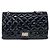 Chanel Bijoux Chain Reissue 2.55 Flap Patent Leather Nero - vista 2