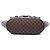 Borsa Tote Manosque GM in Damier Ebene marrone Louis Vuitton - vista 3