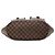 Borsa Tote Louis Vuitton Damier Ebene Manosque GM marrone - vista 3