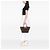 Borsa Tote Louis Vuitton Damier Ebene Manosque GM marrone - vista 7