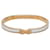 Gold Hermès Extra Narrow Enamel Clic H Bracelet PM Golden  - view 4