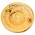 Spilla rotonda Chanel placcata oro D'oro - vista 3